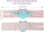 Superse Colic and Gas Relief for Newborns - Colic Calm Baby Heating Pad Belly Band for Upset Stomach and Baby Reflux - Warm Aroma Stomach Band for Fussy Infant Gas with Washcloth (Blue owl) - Image 2
